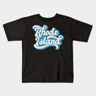 Rhode Island Retro Kids T-Shirt